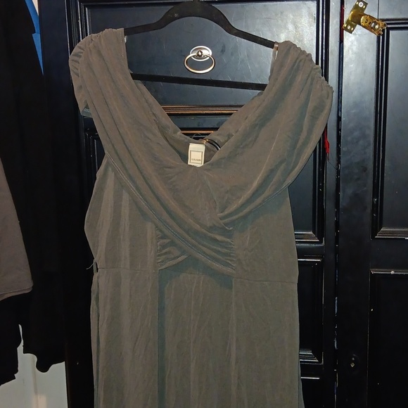 Pants - Dark green plus size jumpsuit.